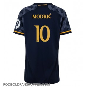 Real Madrid Luka Modric #10 Udebanetrøje Dame 2023-24 Kortærmet